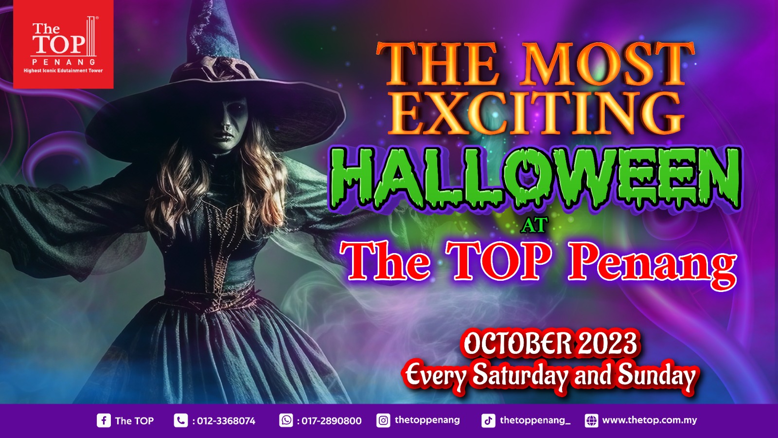 Halloween at The TOP Penang! THE TOP Penang Theme Park Penang